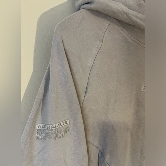 Alphalete Identity Pro Gray Hooded Sweatshirt Men’s Size XL - Picture 3 of 7